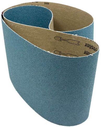 Benchmark Abrasives 6 x 48 Inch Sanding Belts with Zirconia Grains, Sand Paper for Metal Grinding, Sanding, Knife Polishing, Surface Blending Belt Sander Paper Belt for Woodworking (2 Pack), 80 Grit in Saudi Arabia