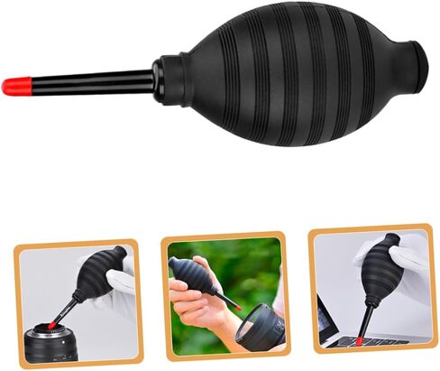 Camera Air Blower Dust Squeeze Bulb Pump for Lens Keyboard and Succulent Cleaning, Portable Compressed Air Duster for Electronics and Photo Equipment Random Style in Saudi Arabia