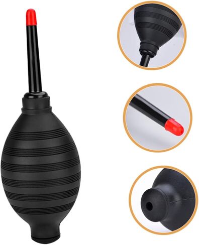Camera Air Blower Dust Squeeze Bulb Pump for Lens Keyboard and Succulent Cleaning, Portable Compressed Air Duster for Electronics and Photo Equipment Random Style in Saudi Arabia