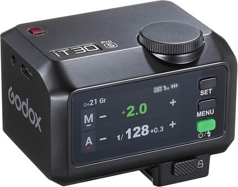 GODOX iT30pro TTL Flash, Wireless Master & Receiver, HSS 1/8000 Second, 2.4G Wireless, Touchscreen, Flash in Saudi Arabia