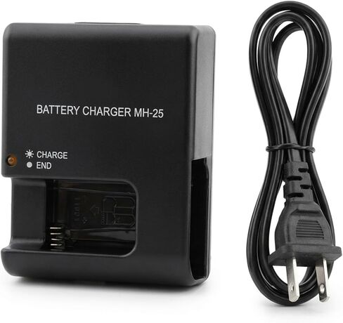 MH-25 شاحن بطارية سريع لنيكون، لنيكون MH-25a EN-EL15 EN-EL15a EP-5B D500 D600 D610 D750 D780 D800 D800E D810 D810A D850 D7000 D7100 D7200 D7500 Coolpix Z5 Z6 Z6 II Z7 Z7II كاميرات V1 1 V1 in Kuwait