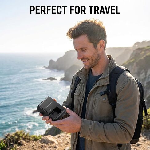 MH-25 شاحن بطارية سريع لنيكون، لنيكون MH-25a EN-EL15 EN-EL15a EP-5B D500 D600 D610 D750 D780 D800 D800E D810 D810A D850 D7000 D7100 D7200 D7500 Coolpix Z5 Z6 Z6 II Z7 Z7II كاميرات V1 1 V1 in Kuwait