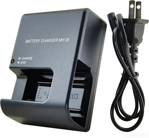 MH-25 شاحن بطارية سريع لنيكون، لنيكون MH-25a EN-EL15 EN-EL15a EP-5B D500 D600 D610 D750 D780 D800 D800E D810 D810A D850 D7000 D7100 D7200 D7500 Coolpix Z5 Z6 Z6 II Z7 Z7II كاميرات V1 1 V1 in Kuwait