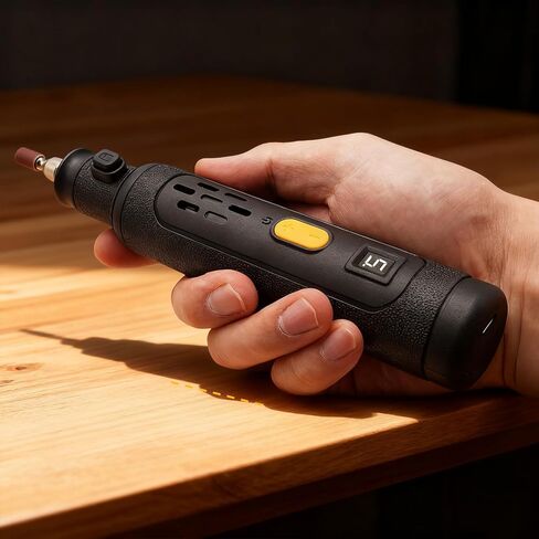 مطحنة صغيرة 8 فولت لمعالجة ما بعد الطباعة ثلاثية الأبعاد، مطحنة كهربائية محمولة مع مجموعة ملحقات 60 في 1، أداة دوارة للتلميع/النقش/القطع على مطبوعات FDM وSLA ثلاثية الأبعاد in Kuwait