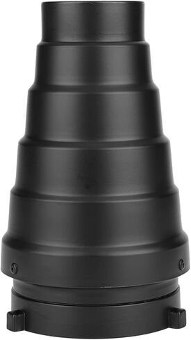Snoot Honeycombs Grid Light Beam Tube, Aluminium Alloy Conical Studio Kit, Mount Snoot Filter for Studio Strobe Flash in Saudi Arabia