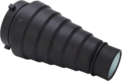 Tbest Flash Snoot Mount Conical Kit أنبوب مكثف للتصوير الفوتوغرافي للاستوديو صور فيديو احترافية معدن أسود أحمر أزرق أصفر أخضر شفاف 281 جرام in Kuwait