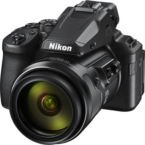 مجموعة كاميرا Nikon COOLPIX P950 الرقمية مع بطارية إضافية، وإضاءة LED، وميكروفون، وفلاش ذاكرة عالي السرعة سعة 128 جيجابايت، وحزمة ملحقات (21 عنصرًا) in Kuwait