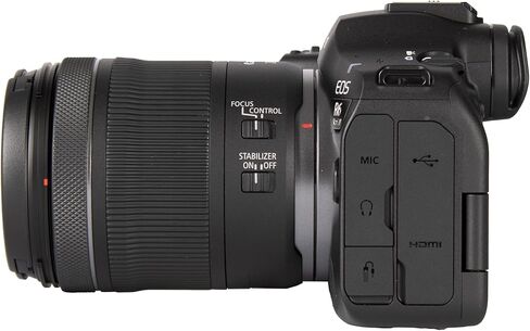 كاميرا Canon EOS R6 Mark III مع عدسة 24-105 مم f/4-7.1 RF | جودة صورة بإطار كامل بدقة 32.5 ميجابكسل، والتقاط RAW بدقة 7K، ودقة 4K بدقة 120 بكسل، وAF II المتقدم (7084C018) + بطاقة سعة 64 جيجابايت + طقم مرشح + المزيد (متجدد) in Kuwait