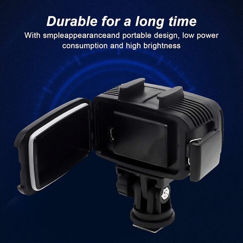 40m Underwater Lights, Diving Video Light, 5500K High Power Dimmable LED Video Light for Photography, Video, Underwater Shootings in Saudi Arabia
