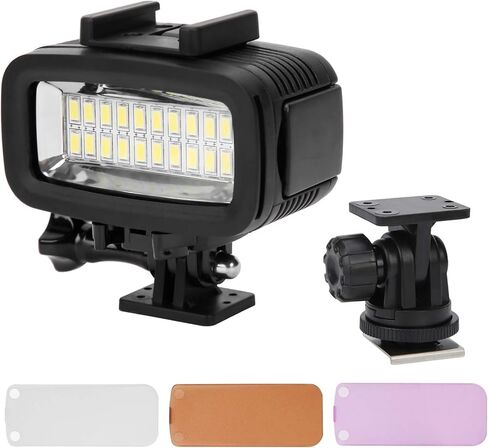 40m Underwater Lights, Diving Video Light, 5500K High Power Dimmable LED Video Light for Photography, Video, Underwater Shootings in Saudi Arabia