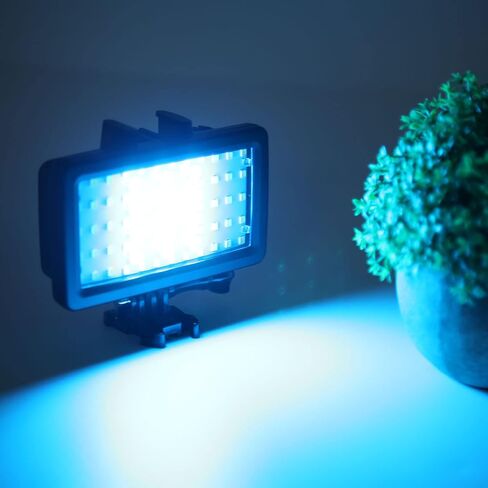 Underwater Light, Rechargeable Diving Light, Dimmable Underwater LED Video Light with 8 Lighting Modes for Action Camera in Saudi Arabia