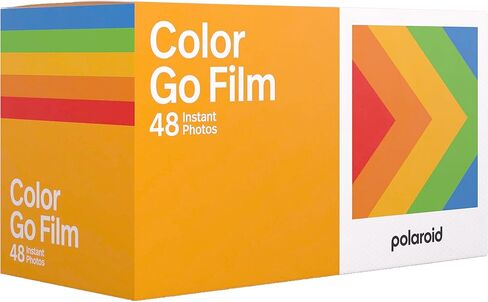 فيلم Polaroid Go الملون - 48 صورة - 3 عبوات مزدوجة من الأفلام السائبة مع قطعة قماش - لكاميرا Polaroid GO فقط in Kuwait