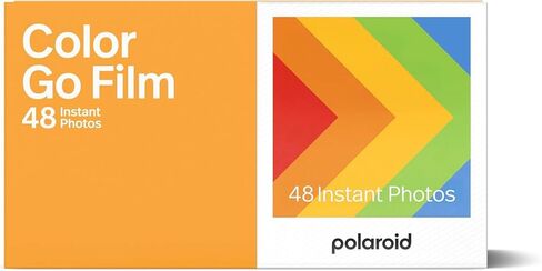 فيلم Polaroid Go الملون - 48 صورة - 3 عبوات مزدوجة من الأفلام السائبة مع قطعة قماش - لكاميرا Polaroid GO فقط in Kuwait