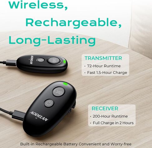 AODELAN USB-C كاميرا لاسلكية قابلة للشحن إطلاق مصراع عن بعد لكانون EOS RP R6 المتمردين T7 T6 T5 T3 SL2 5D Mark II III IV 6D Mark II 7D Mark II 7D Series 5D in Kuwait