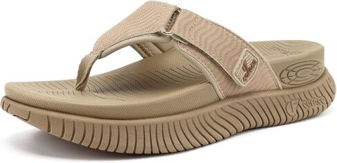 COFACE Womens Orthopedic Flip Flops Comfortable Beach Platform Sandals Size 6-12 in Saudi Arabia