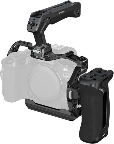 SmallRig R6 Mark III HawkLock Camera Cage Kit for Canon R6 Mark III / R6 Mark II, Full Cage with Side & Top Handle for ARRI, Cable Clamp for HDMI, Built-in QR Plate for Arca - 5958 in Saudi Arabia