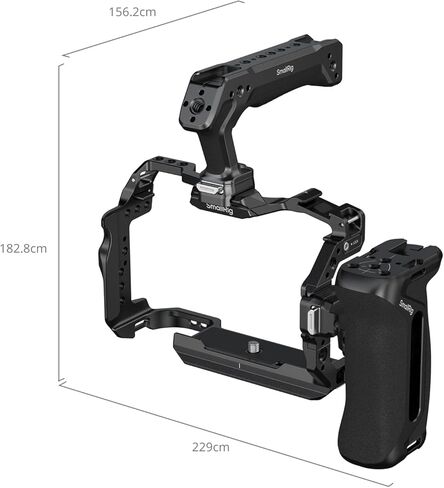 SmallRig R6 Mark III HawkLock Camera Cage Kit for Canon R6 Mark III / R6 Mark II, Full Cage with Side & Top Handle for ARRI, Cable Clamp for HDMI, Built-in QR Plate for Arca - 5958 in Saudi Arabia