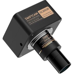 كاميرا مجهر Swiftcam 20MP USB 3.0 مع عدسة تخفيض ومجموعة معايرة، عدسة رقمية للمجاهر المركبة والستيريو، متوافقة مع Windows/Mac/Linux in Kuwait