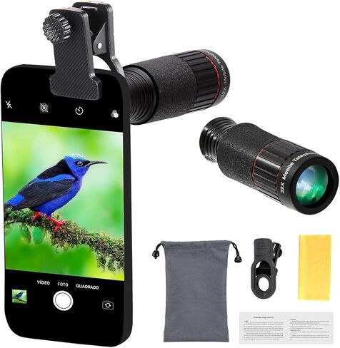 32x monocular Telescope, Suitable for Adults and Children, for Bird Watching, Hiking, and Concert Tours, with Phone Clip and Stand in Saudi Arabia