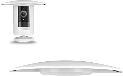 Sun Rain Shade Camera Cover for Ring Stick Up Cam, Camera Shield for Resistant UV, Protective Weather Shield for Outdoor Use (White) in Saudi Arabia