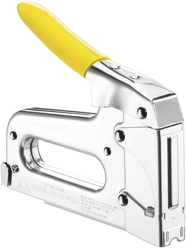 Arrow T59 Heavy Duty Staple Gun with Rear-Load Magazine for Voice and Data Cables and Wiring, Fits Wires up to 5/16-Inch Diameter in Saudi Arabia