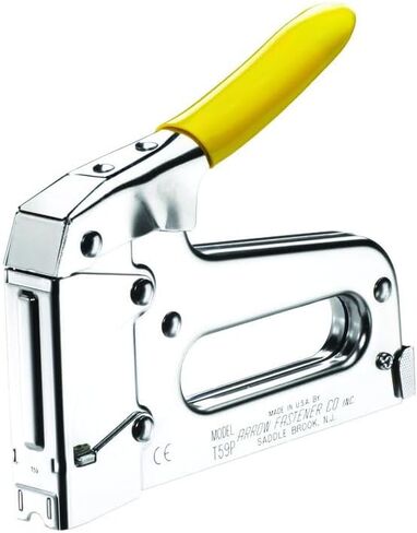 Arrow T59 Heavy Duty Staple Gun with Rear-Load Magazine for Voice and Data Cables and Wiring, Fits Wires up to 5/16-Inch Diameter in Saudi Arabia