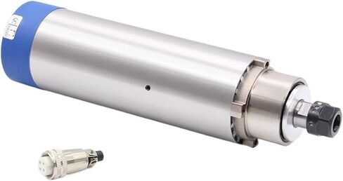 1.5kw ER16 D=65mm 400Hz air-cooled spindle 4pcs bearings 24000rpm 65x258mm(380v) in Saudi Arabia