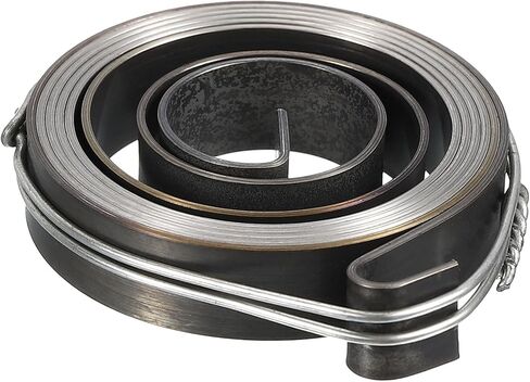 Generic Drill Press Spring Drill Press Quill Feed Return Coil Spring Assembly Spring Steel Chemical Blackening Finish 680mm Expand Long 35 x 8 x 0.8mm 1 Pcs in Saudi Arabia