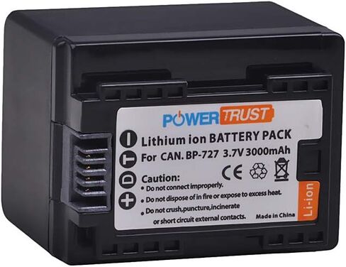 2 حزمة 3.7 فولت BP-727 BP727 بطارية وشاحن سريع مزدوج لكاميرا Canon Vixia HF R70، HF R72، HF R700 HFM50، HFM52، HFM500، HFR30، HFR32، HFR300، HFR40، HFR42، HFR400، HFR50، HFR52، HFR500، HFR60 in Kuwait