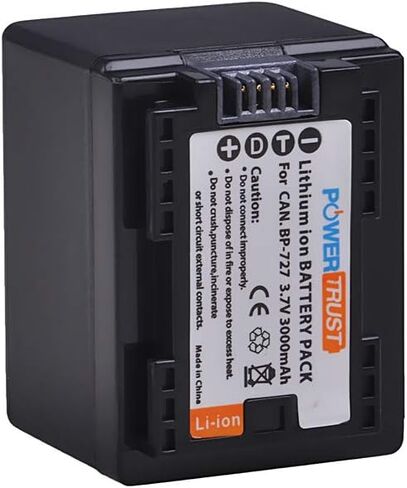 2 حزمة 3.7 فولت BP-727 BP727 بطارية وشاحن سريع مزدوج لكاميرا Canon Vixia HF R70، HF R72، HF R700 HFM50، HFM52، HFM500، HFR30، HFR32، HFR300، HFR40، HFR42، HFR400، HFR50، HFR52، HFR500، HFR60 in Kuwait