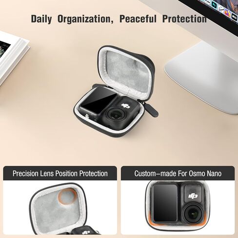 Travel Carrying Case Compatible with DJI Osmo Nano, Protective Case Hard Shell Storage Bag for DJI Osmo Nano Camera- Upgrade Version No Shake in Saudi Arabia