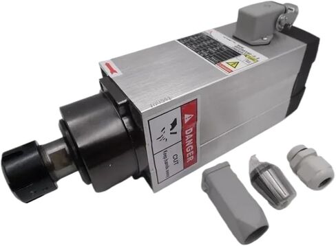High precision 4.5KW 6HP ER32 220V spindle motor air cooled 4 pieces ceramic bearings in Saudi Arabia