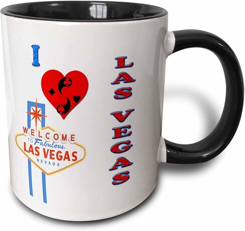 3dRose I Love Miami Florida Popular Saying Mug, 11 oz, Black in Saudi Arabia