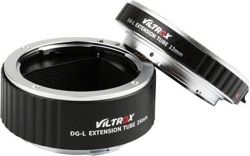 VILTROX DG-L مجموعة أنبوب تمديد ماكرو للتركيز التلقائي للتركيب المعدني 12 مم 24 مم لكاميرا L Mount وعدسة Leica SL SL2/Panasonic S1 S1R S1H/Sigma fp in Kuwait