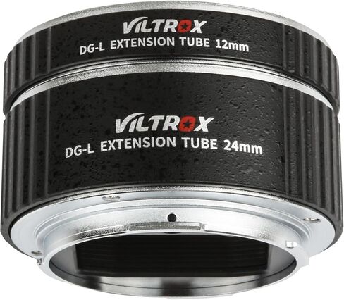 VILTROX DG-L مجموعة أنبوب تمديد ماكرو للتركيز التلقائي للتركيب المعدني 12 مم 24 مم لكاميرا L Mount وعدسة Leica SL SL2/Panasonic S1 S1R S1H/Sigma fp in Kuwait