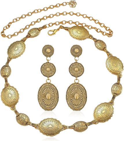 Cowgirl Boots Jewelry Women Cowgirl Hat Necklace Earrings Set Cowboy Boots Accessories Outfit Western Dress Jewelry Gift Country Concert Outfits for Women in Saudi Arabia