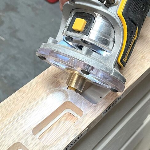 Big Horn 70168 4" Single Pocket Door Hinge Template – Precision Router Door Hinge Jig for 4-Inch Hinges, 1/4" Radius Hinge Mortising Tool for Exterior and Interior Wood Door Installation in Saudi Arabia