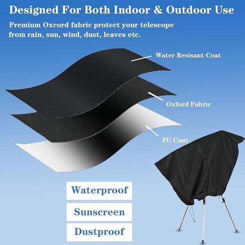 Astronomical Telescopes Cover Waterproofs Outdoor Indoor Use Adjustable Drawstring Cover in Saudi Arabia