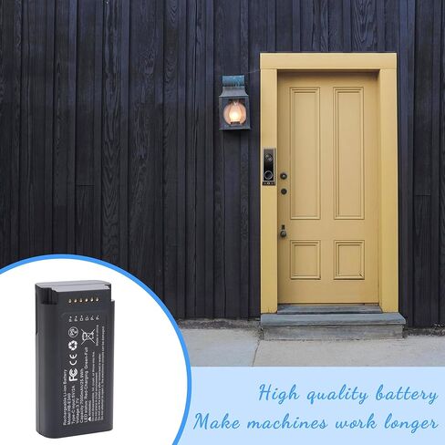 2 Pack E340 7000mAh Rechargeable Battery Pack with USB-C for Eufy Video Doorbell E340, 7000mAh High Capacity Spare Battery, Equipped with USB-C Charging Cable, Remove and Replace The Tool in Saudi Arabia