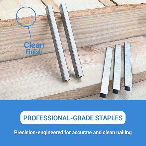 meite 71/12 22 Gauge 304 Stainless Steel Upholstery Staples, 3/8-Inch Crown with 1/2-Inch Leg Length, Heavy Duty Staples for Construction, Furniture, Crafts & DIY Projects (1 Box) in Saudi Arabia