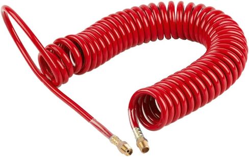 CRAFTSMAN 1/4-in x 25-ft Polyurethane Recoil Air Hose, Lightweight, Kink-Resistant, 160 PSI, with Solid Brass Fittings in Saudi Arabia