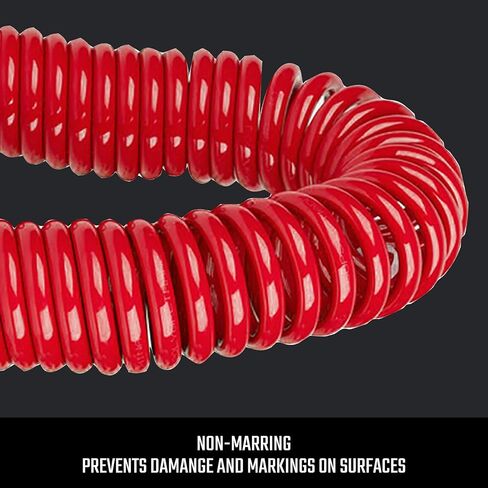 CRAFTSMAN 1/4-in x 25-ft Polyurethane Recoil Air Hose, Lightweight, Kink-Resistant, 160 PSI, with Solid Brass Fittings in Saudi Arabia