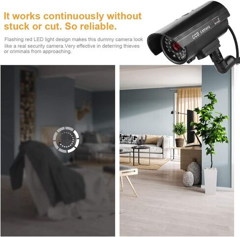generic Flash LED Dummy Camera 3-6 Months Work Fake Security Monitor CCTV Anti Theft in Saudi Arabia