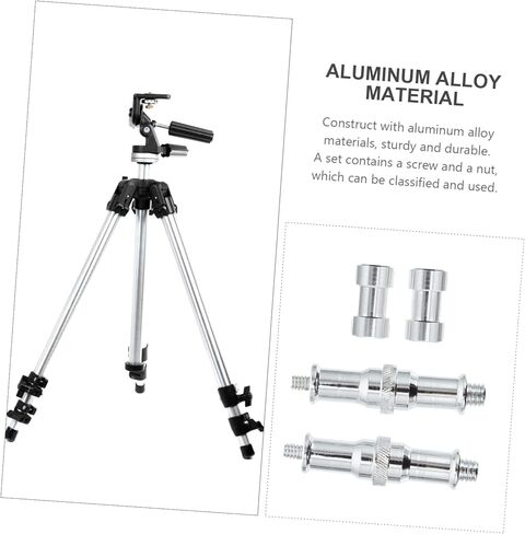 DOITOOL 2sets Screw Adapter for Light Stand Camera Mount Converter for Tripods Flashlights and Accessories in Saudi Arabia