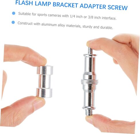 DOITOOL 2sets Screw Adapter for Light Stand Camera Mount Converter for Tripods Flashlights and Accessories in Saudi Arabia