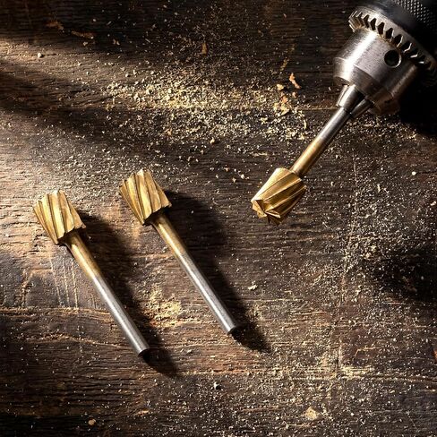 3 Pack 5/16" (7.9mm) Rotary Carving Bit, Tungsten Carbide High Performance Rotatable Carvings Bit Wood Carving Bits Grinding Bits Shank Power Rotary Tools for DIY Woodworking in Saudi Arabia