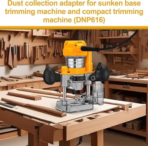 محول تجميع الغبار DNP616 لجهاز التوجيه الأساسي DEWALT Plunge، جهاز التوجيه المدمج DWP611 in Kuwait