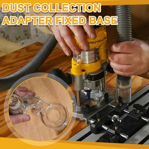 محول تجميع الغبار DNP616 لجهاز التوجيه الأساسي DEWALT Plunge، جهاز التوجيه المدمج DWP611 in Kuwait