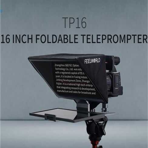 جهاز التحكم عن بعد القابل للطي مقاس 16 بوصة من Feelworld TP16 يدعم ما يصل إلى 16 بوصة من الكمبيوتر اللوحي أفقيًا وعموديًا وجهاز تحكم عن بعد يعمل بتقنية البلوتوث متوافق مع تصوير DSLR/كاميرا الفيديو/الكاميرا in Kuwait