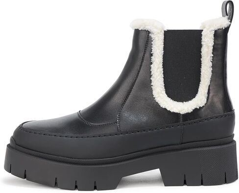 HUGO Women's Kris Fur Lined Pull on Chelsea Boot in Saudi Arabia